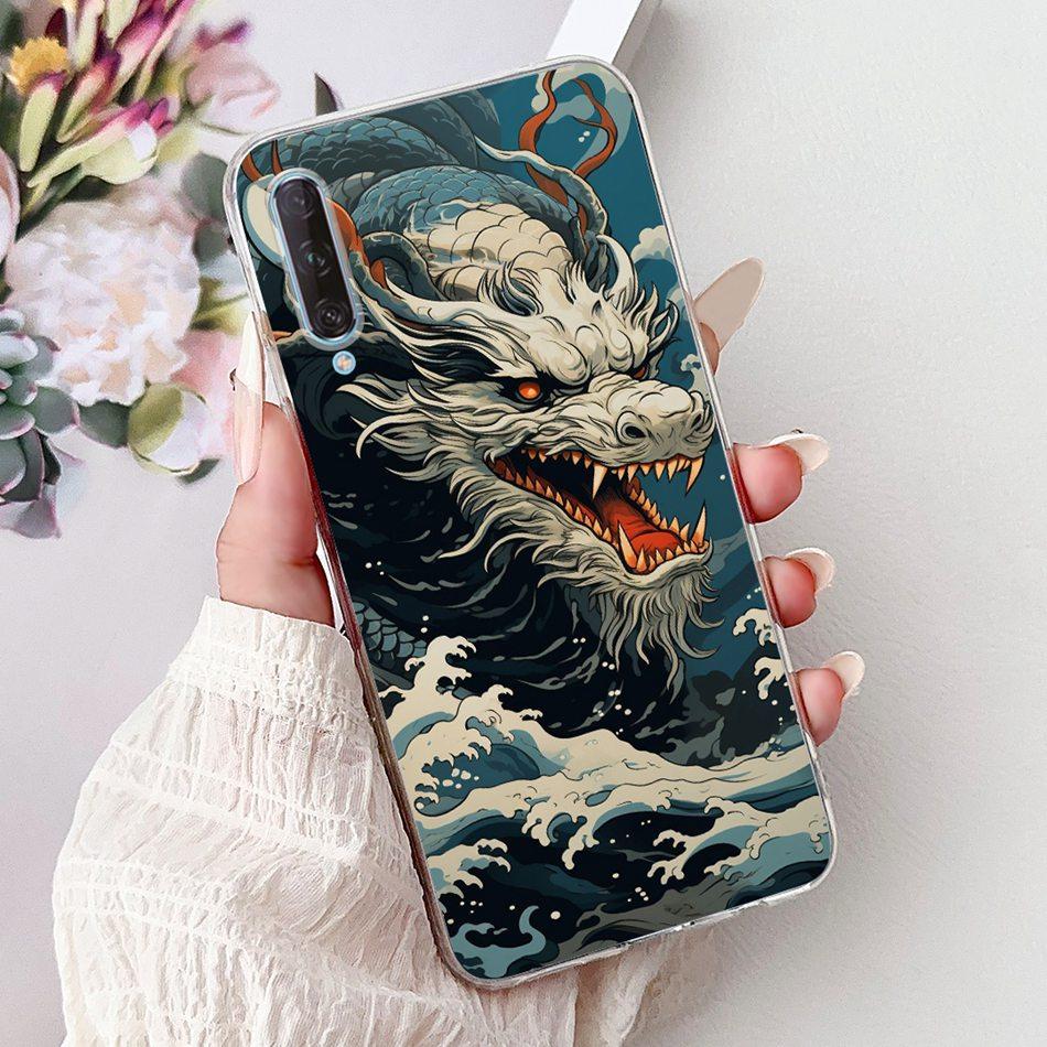 Для Huawei Y9s Крутой Чехол с Рисунком Дракона и Тигра Для Huawei Y9S STK-L21 STK-LX3 STK-L22 Мягкие Силиконовые TPU Чехлы