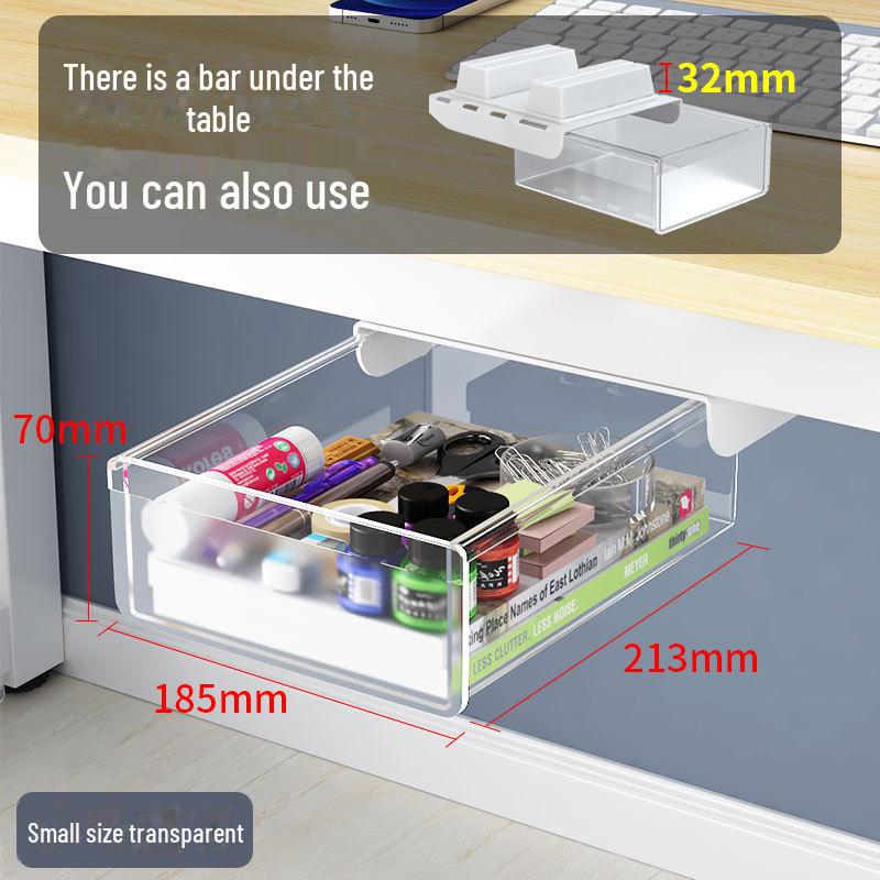 Ящик для хранения косметики под столом без перфорации