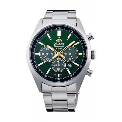Часы ORIENT NEO70's Neo Seventies SOLAR PANDA Сделано в Японии WV0031TX мужские бриллиантово-зеленые