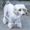 Dog Raincoat Transparent PU Dog Clothes Fashion Poncho Waterproof Coat for Dogs Pet Cloak Small Dog Cat Chihuahua Teddy Rainwear