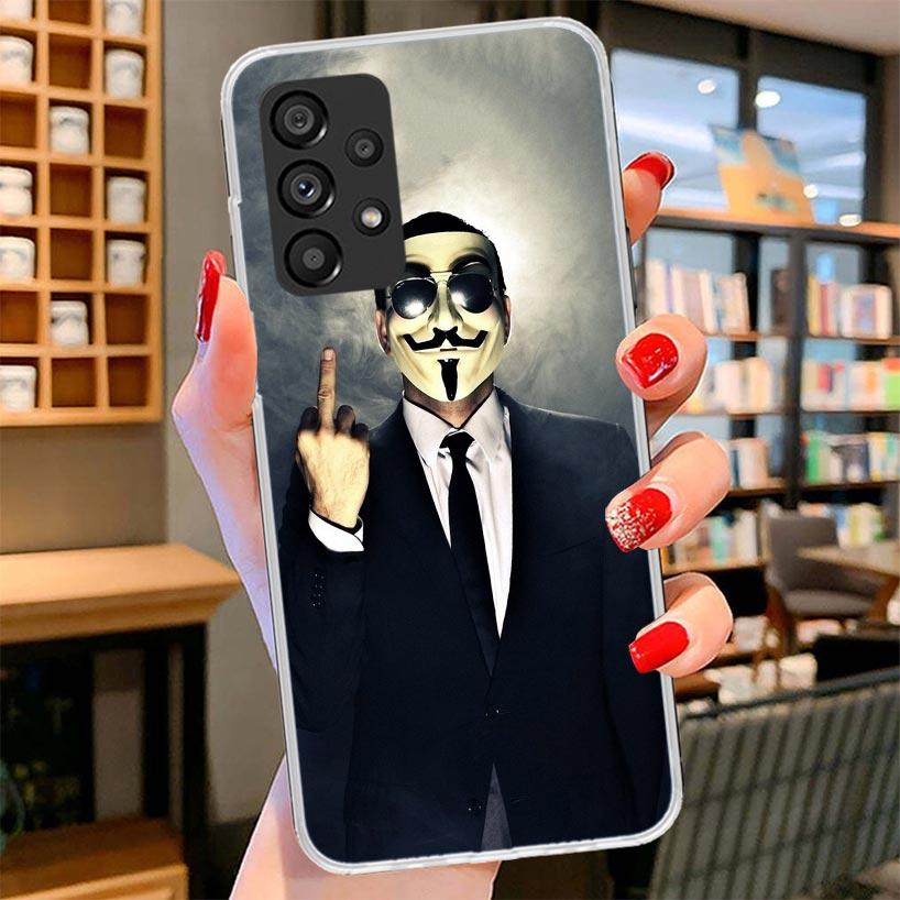 Man Suit Shirt Tie Phone Case For Samsung Galaxy A17 A37 A57 A16 A26 A36 A56 A15 A25 A35 A55 A14 A24 A34 A54 A13 A23 A33 A53 Gal