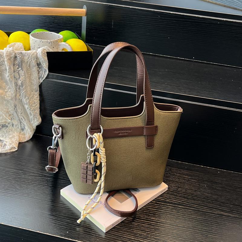 Ретро маленькая сумка женская осень и зима универсальная 2025 новая мода сумка через плечо мессенджер популярная инс портативная сумка-ведро