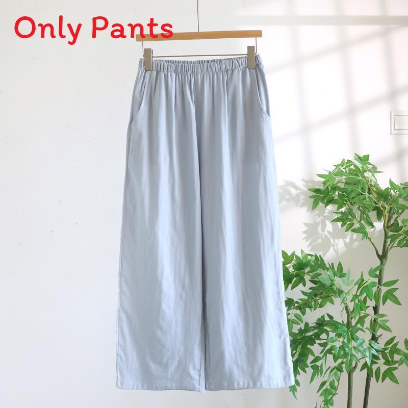 Lightweight Cotton Womens Pajama With Round Neck Sleeveless Top And Shorts For Summer