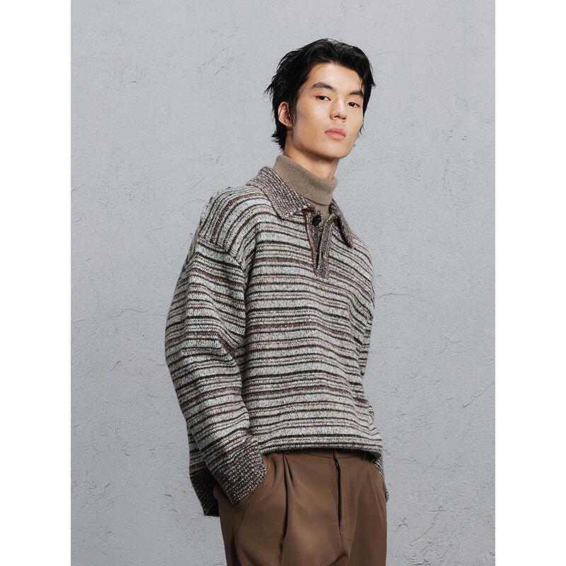 GXG Men's Striped Knit Sweater