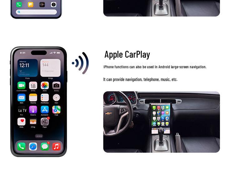 Chevrolet Camaro Central Control Android Navigation with CarPlay