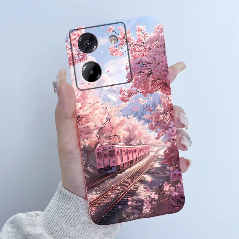Чехол для телефона Xiaomi Poco M7 Pro 5G, модный дизайн 'Цветочная девушка', мягкий силикон TPU, задняя крышка для Poco M 7 Pro M7Pro 5g