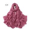 High-Quality Cotton Linen Gauze Scarf: Breathable, Encrypted Sunscreen, Four-Circle Fringe Shawl, Women's Malay Head Scarf