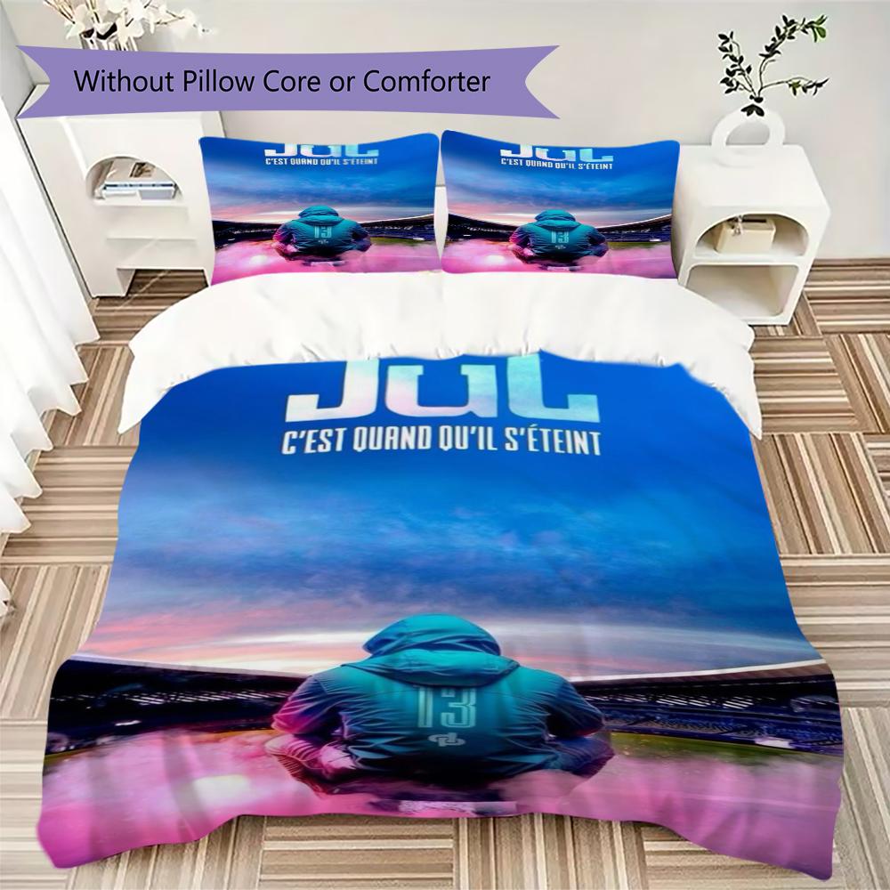 Jul C'Est Pas Des Lol Pattern Bedding uilt Set uilt Cover Pillowcase Home Decoration Birthday Gift (1 * duvet cover + 2 * pillowcase without core)56