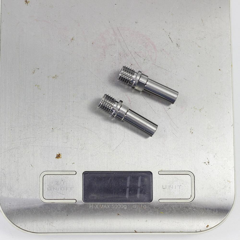 2pcs Titanium Bike V Brake Boss Cantilever Brakes Post Mount M10 M8 1.25mm 1.0mm Ti V Brake Screws Bolts