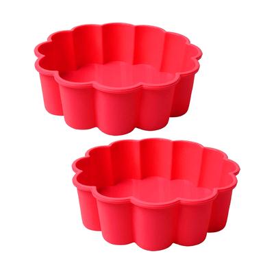 2 шт. Круглые силиконовые формы для киш-кекса, антипригарные формы для выпечки