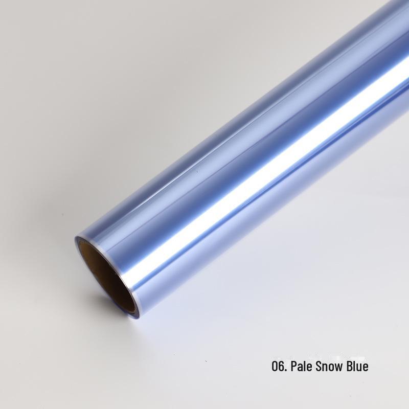 Рулонная желейная пленка, водонепроницаемая упаковочная бумага для цветов, прозрачная хрустальная бумага для цветочных магазинов