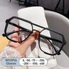 Новый Дизайн Бренда Оптические Очки для Миопии Женские Очки с Двойной Перекладиной Оверсайз Оправа Защита от Синего Света Фотохромные Очки для Ухода за Зрением