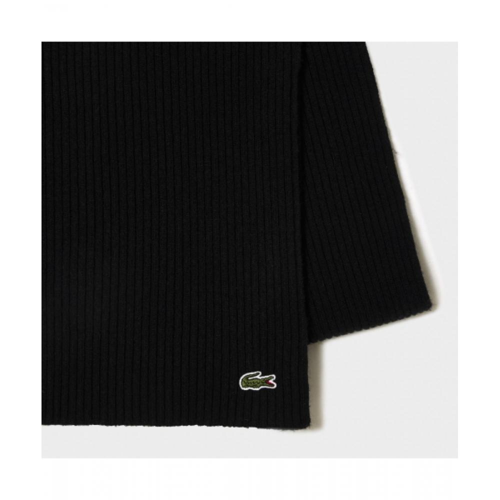 Lacoste Обычная шерстяная салфетка для губ [черная]