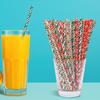 25 шт., трубочки для питья для вечеринок, пищевые соломинки, не содержащие BPA, многоразовые, широко используемые соломинки для стаканов, украшения для стола