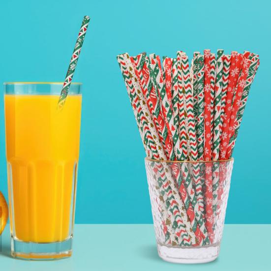 25 шт., трубочки для питья для вечеринок, пищевые соломинки, не содержащие BPA, многоразовые, широко используемые соломинки для стаканов, украшения для стола