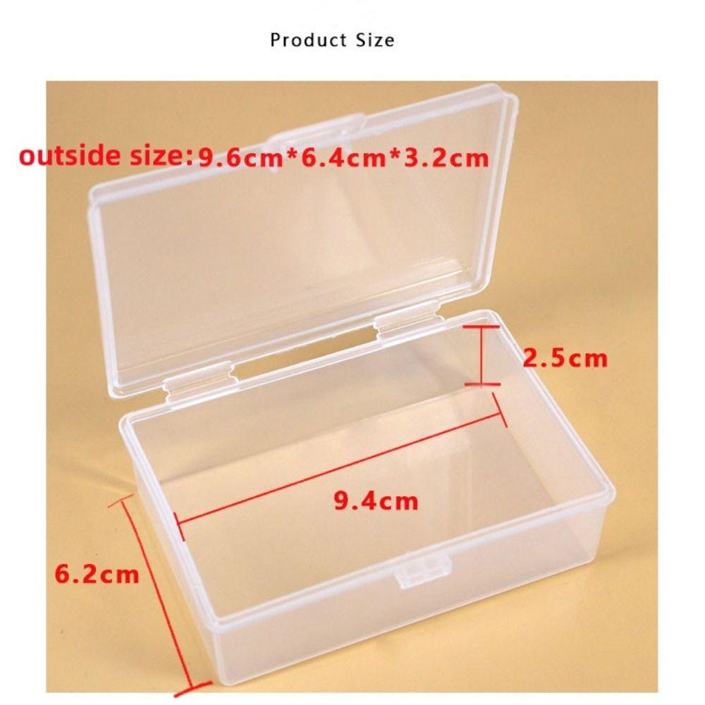 For Pokers Transparent Plastic Boxes Playing Card Box Plastic Storage Case Playing Cards Container