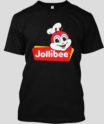 Jollibee Классическая мужская черная футболка S 5XL Унисекс футболка