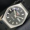 JAPAN VINTAGE SEIKO 5 AUTOMATIC 6309A MENS BLACK COLOR DIAL WATCH A701451-5 R206b-a701451