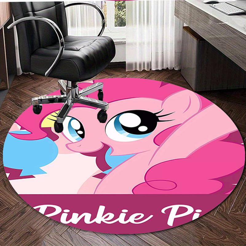 1pc My Little Pony2 Design Printed Area Round Carpet for Bedroom Living Room Home Decor Rugs Mat Non Slip Mat Rug for Bedside