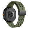 Силиконовый ремешок для Samsung Galaxy Watch 8 40 мм 44 мм с магнитной застежкой, без зазоров, для Samsung Galaxy Watch 8 Classic 46 мм.