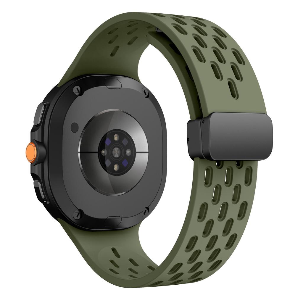 Силиконовый ремешок для Samsung Galaxy Watch 8 40 мм 44 мм с магнитной застежкой, без зазоров, для Samsung Galaxy Watch 8 Classic 46 мм.