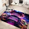 1pc Demon Slayer Print Area Rug - Soft, Washable Non-Slip Indoor Mat, Living Room, Home Office Decorative Rug,Office Decorative