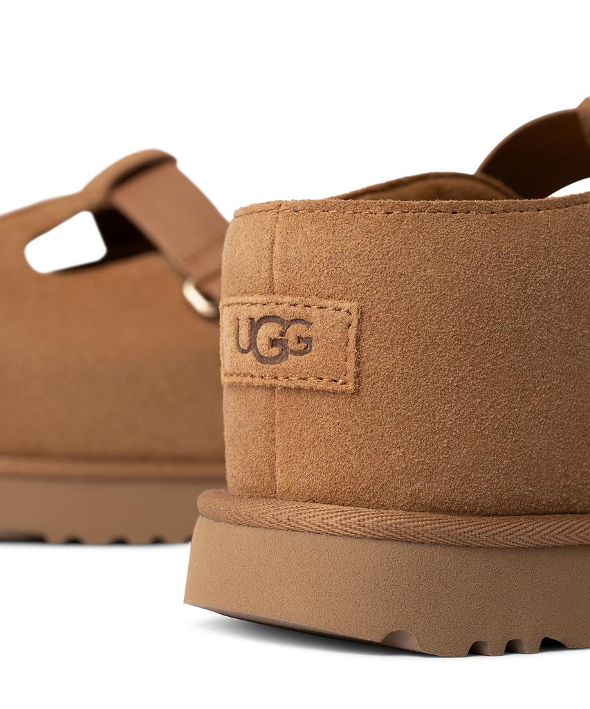 Ugg [Women] Mary Jane Casual Platform Boots (Golden Star High Clogs) - Chestnut / 1167550-Che