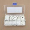 780Pcs White Nylon Washers M2 M2.5 M3 M4 M5 M6 M8 M10 M12 Flat Washers Assortment Kit Machinery