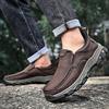 Fashion 2025 New Outdoor Shoes Trend Men Leather Loafers Stylish Outdoor Casual Shoes Cowhide Man Slip On Shoe Moccasins All-match Flats