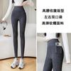 Women S High Waist Pockets Slim Hip Lifting 9 10 Length Shark Yoga Pants