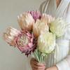 Multicolor Artificial Artichoke Flower Large Size Nordic Thistle Flower  Home Decoration
