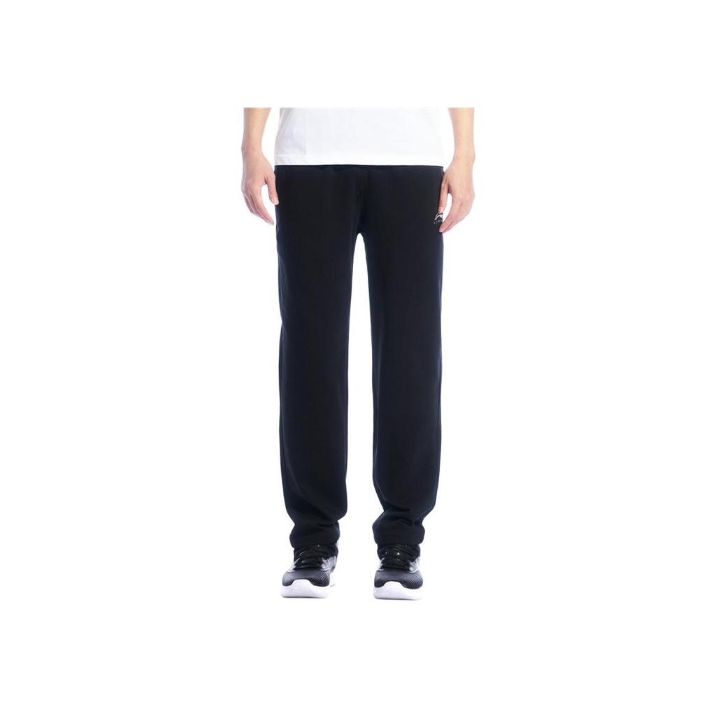 Li-Ning Однотонный простой свитшот и брюки прямого кроя, повседневный спортивный костюм, мужской свитшот и брюки AWDVE41-1+AKLUC03-1