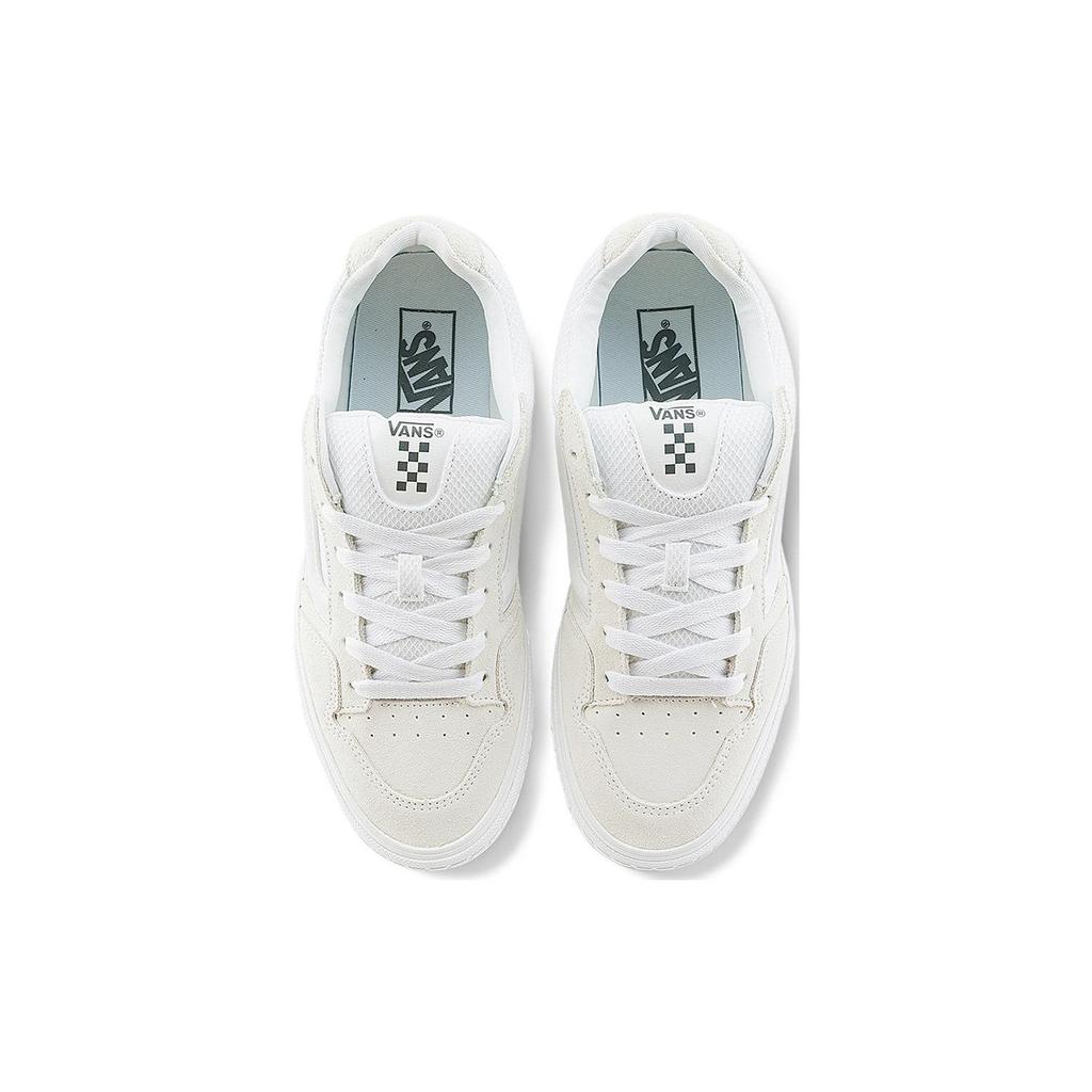 Vans Caldrone Ретро Удобные Прочные Дышащие Низкие Кеды Мужские Кроссовки Белый Серый VN0A5JM2WWW