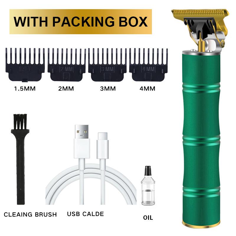 Rechargeable Vintage T9 Cordless Hair Cutting Machine Electric Shaver For Man Hair Clipper Barber Trimmer Beard Razors