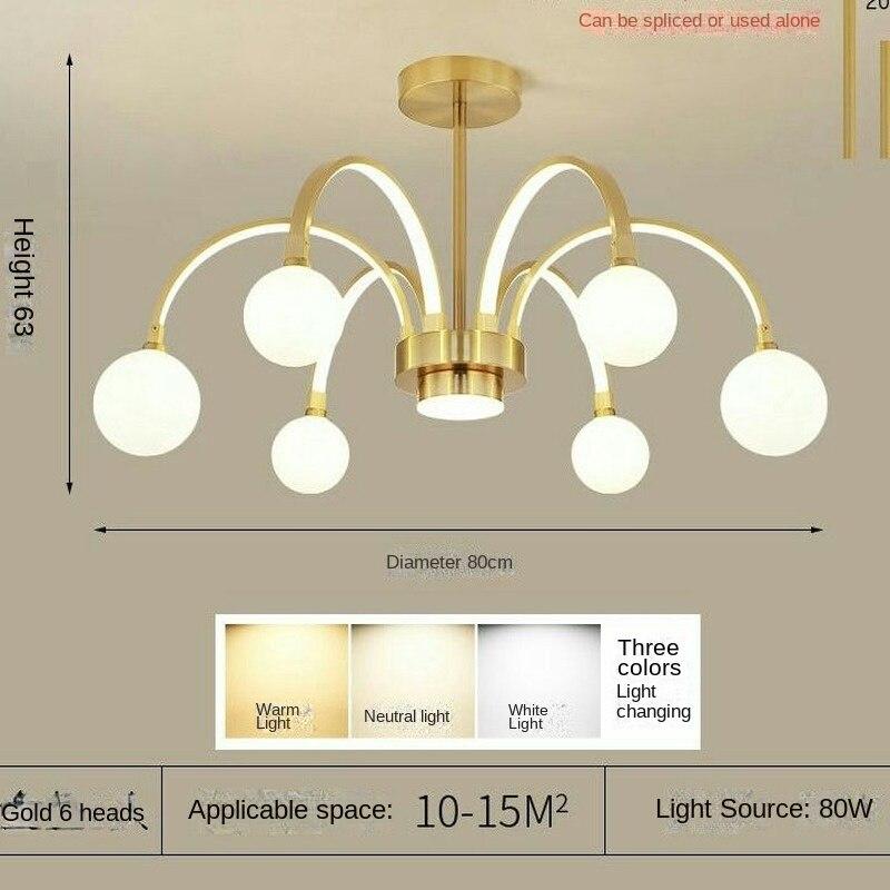 Люстра для гостиной, современный минималистский светильник для спальни, столовой, сетка, красная индивидуальная светодиодная люстра