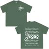 Jesus Christian Bible Verse Print tshirt Unisex Unisex Fashion tshirt Summer shortsleeved loose casual cotton T Shirts Streetwear