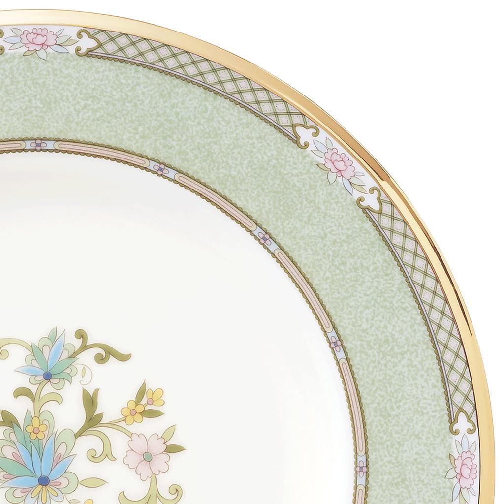 Noritake Yoshino Костяной фарфор 1 тарелка, 22 см, Зеленый, Китай, Штука, T59511/9983-5