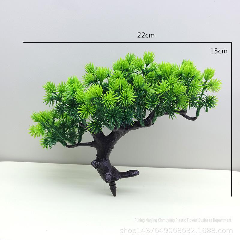 Искусственная сосна туя с горшком - декор гостиной и украшение для ландшафтного дизайна альпинария