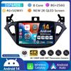Android 14 Carplay Auto WIFI+4G For Opel Corsa E 2015-2019 For Opel Adam 2013-2016 Car Radio GPS Multimedia Video Player Stereo