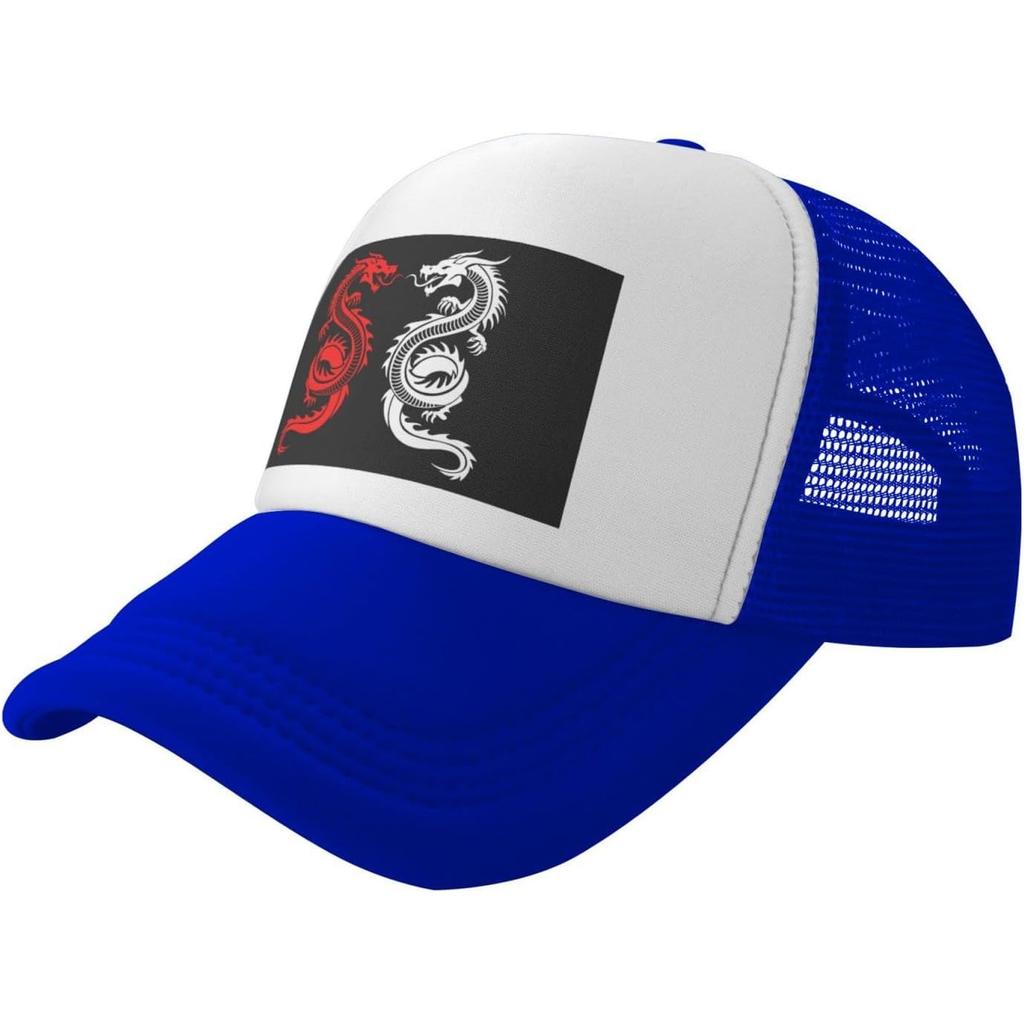 Дышащая сетчатая бейсболка-snapback с рисунком Дракона Инь-Ян для унисекс, для активного отдыха