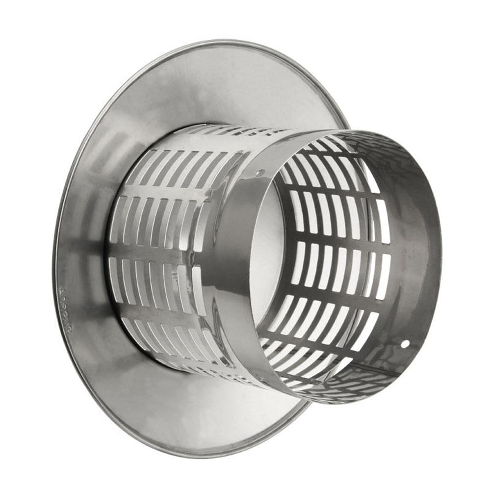 75/200мм Колпак для дымохода из нержавеющей стали для наружной стены, крыши, трубы, вытяжного отверстия, вытяжной зонт для дымохода, серебристый колпак для дымохода