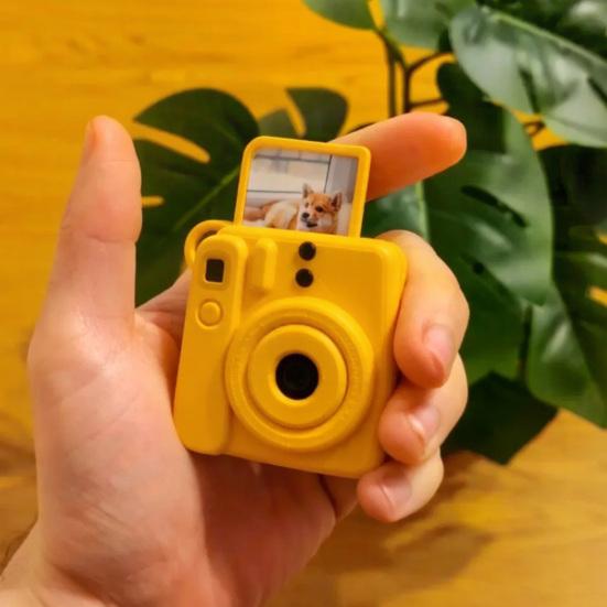 Мини-камера Форма Фотодержатель Шарм 3D Печать Мини Рамка для Фото Ключница для Рюкзаков Сумок Кошельков