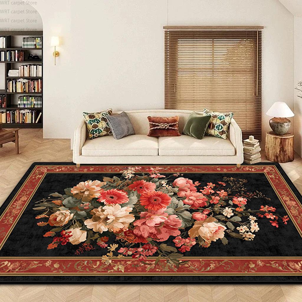 Nordic Luxury Floral Living Room Carpet Decoration Home Fluffy Washable Rug for Bedroom 200x300 izable Soft Floor Mats