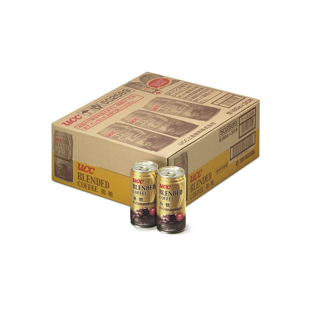UCC Blend Coffee Fine Sugar Банка 185 г x 30 бутылок