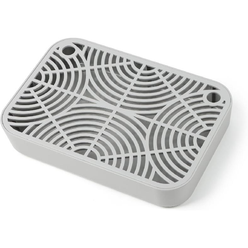 Cat Litter Box Ramp, Litter Box Step Mat with Filter Function Cat Stair for Litter Box, Easy to Clean, 11.8''x 8.2''x 2'' Cats Pedal Step Stool Ideal