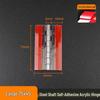 Acrylic Steel Shaft Silent Hinges