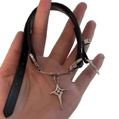 Подвески-крестики Чокеры Ожерелье Изделие из ПУ кожи для модных многослойных образов