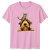 Dog Cat Animals Graphic Tee Unisexs Unisexs Unisex TShirt Illustrated Canine Feline