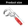 Сверхпрочный регулируемый двухсторонний гаечный ключ для раковины для сантехнических работ, разборки, сборки и работы в ограниченном пространстве