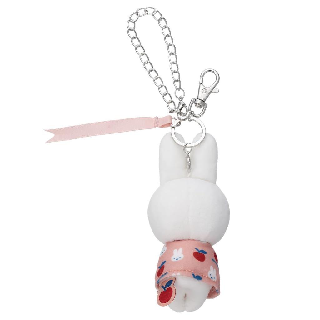 Bruna MIFFY FRUITS Bag Charm Miffy Plush Approximately 13cm Tall Chokkori-san (Apple) Toy,